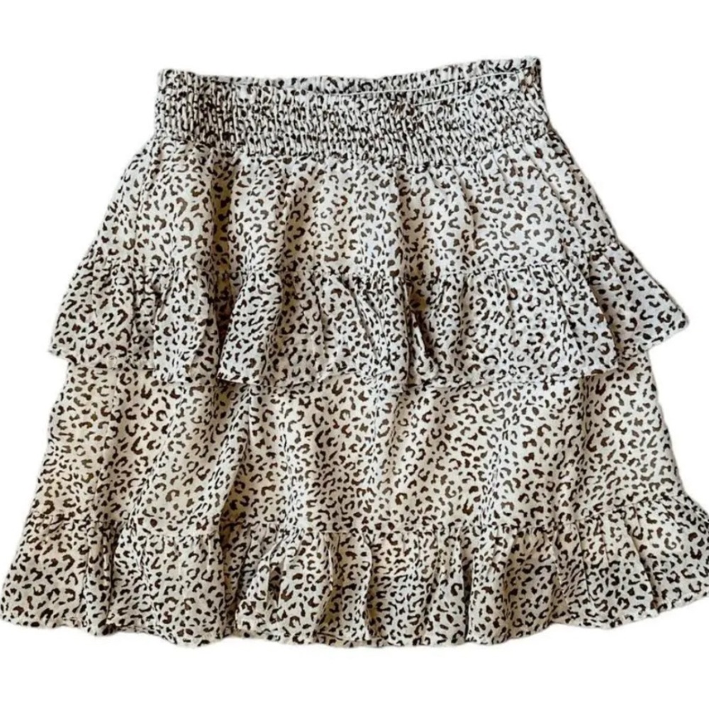 Altar’d State Cheetah Print Mini Skirt Size S